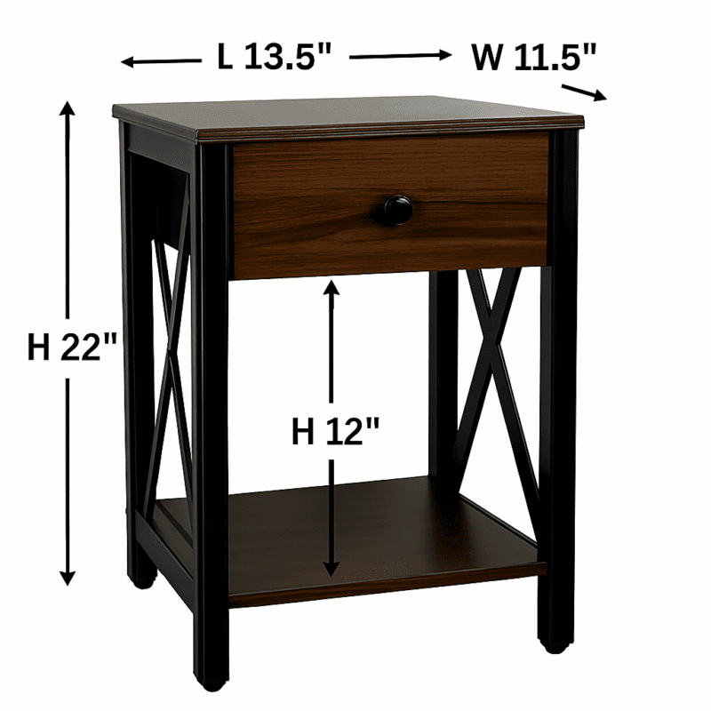 4030 Side Table Dimensions