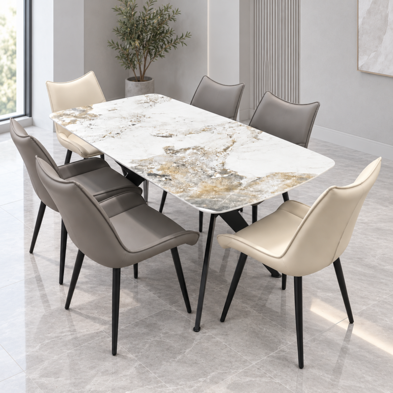 Cally Dining Set 6-Seaters