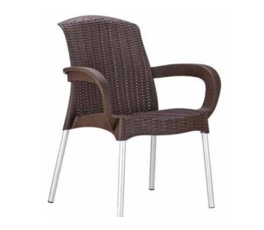 80B Plastic Rattan Chair with Armrest Furniture Manila