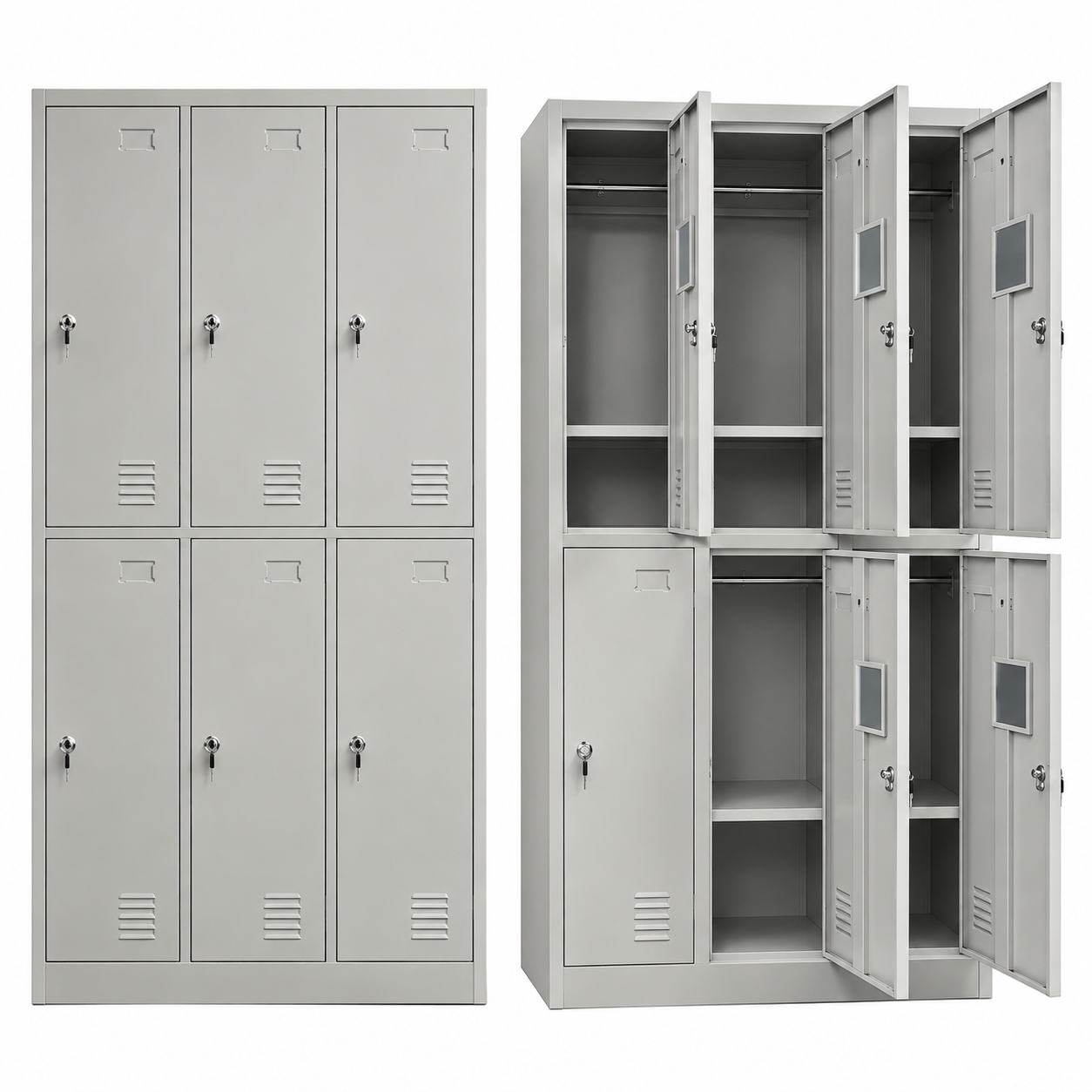 Miremont 6-Door Steel Locker