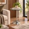 Hollis Round Glass Accent Table