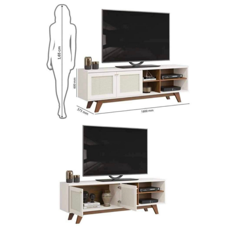 Alternative view of Zari TV Stand