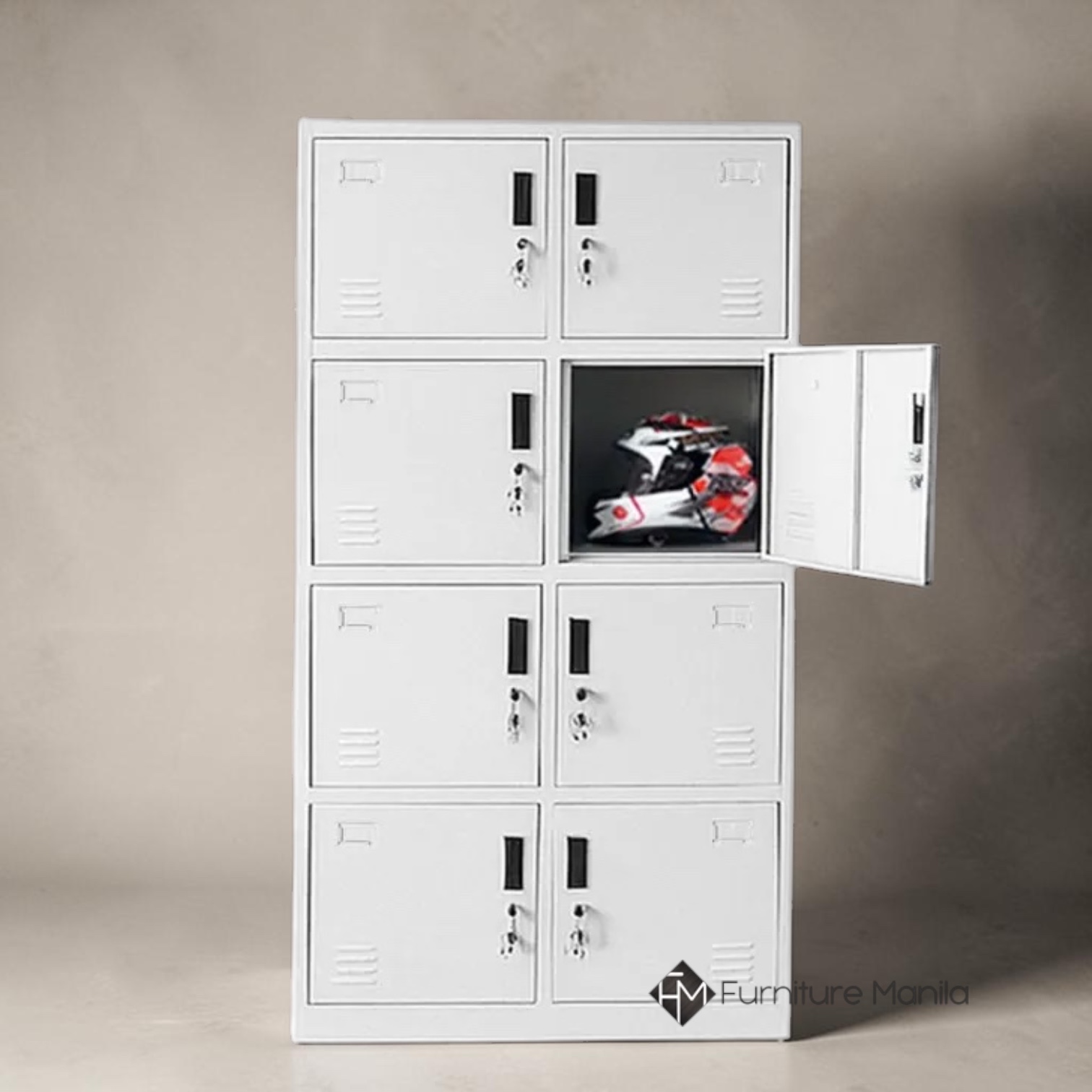 Sentinel Eight Door Steel Locker Cabinet - 8-Door - Image 2