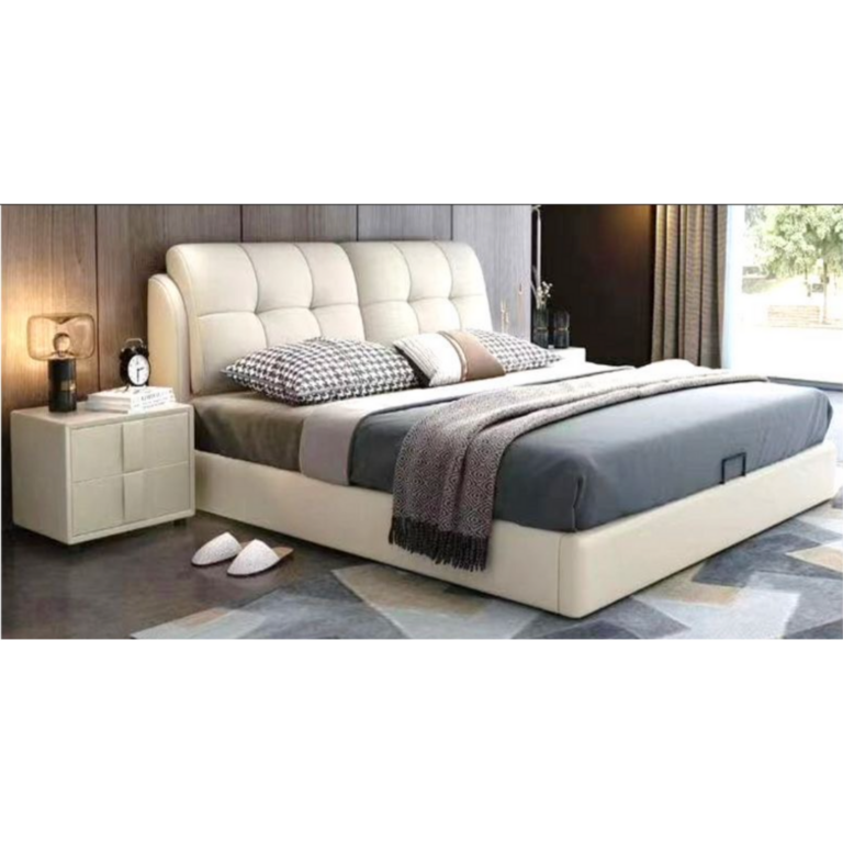 202 Leather Bed Frame with Night Tables Furniture Manila