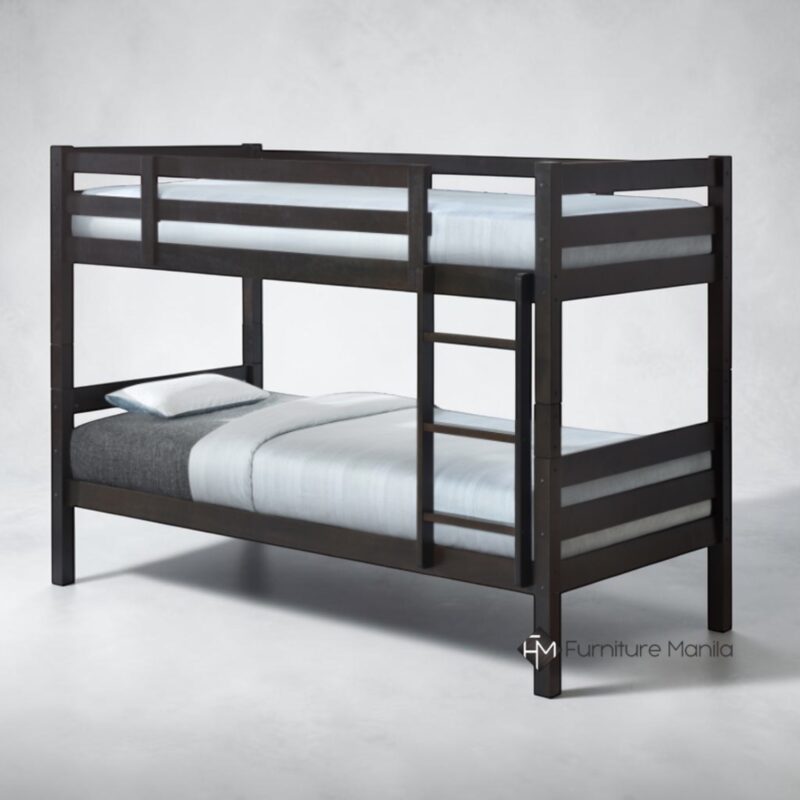 Everwood Solid Wood Single Bunk Bed Frame