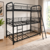 Haventra Metal Triple Bunk Bed