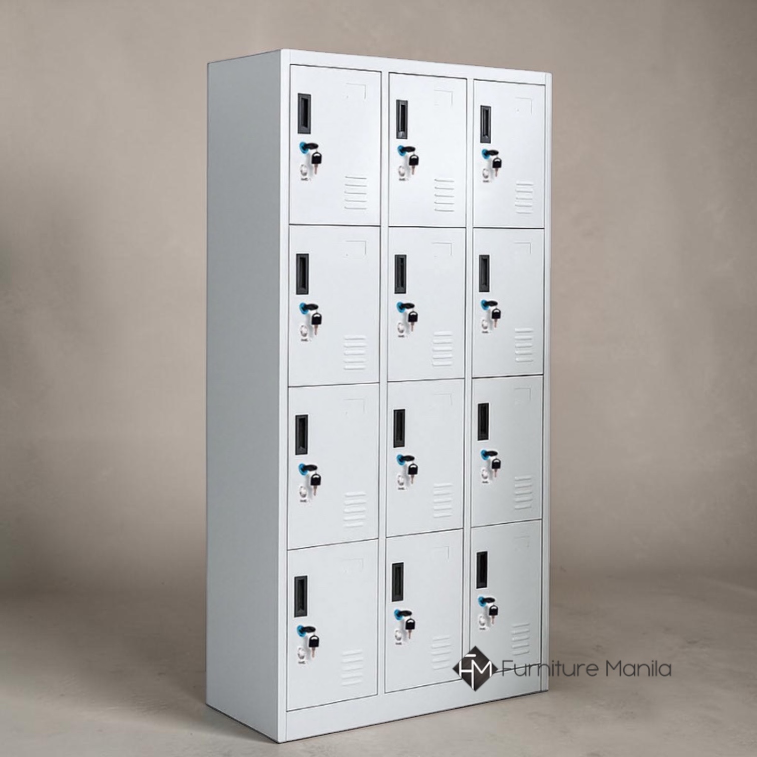 Sentinel Twelve Door Steel Locker Cabinet - 12 Door