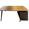 165 Executive Office Table – Walnut Grey