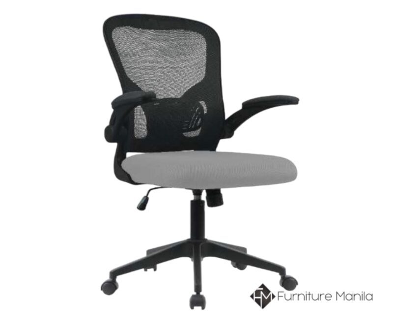A4 Office Chair with Adjustable Lumbar Support - Gray