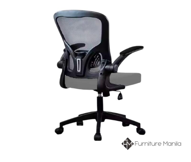 Alternative view of A4 Office Chair with Adjustable Lumbar Support - Gray