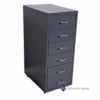 OD6 6-Layer Vertical Metal Drawer Cabinet - Gray