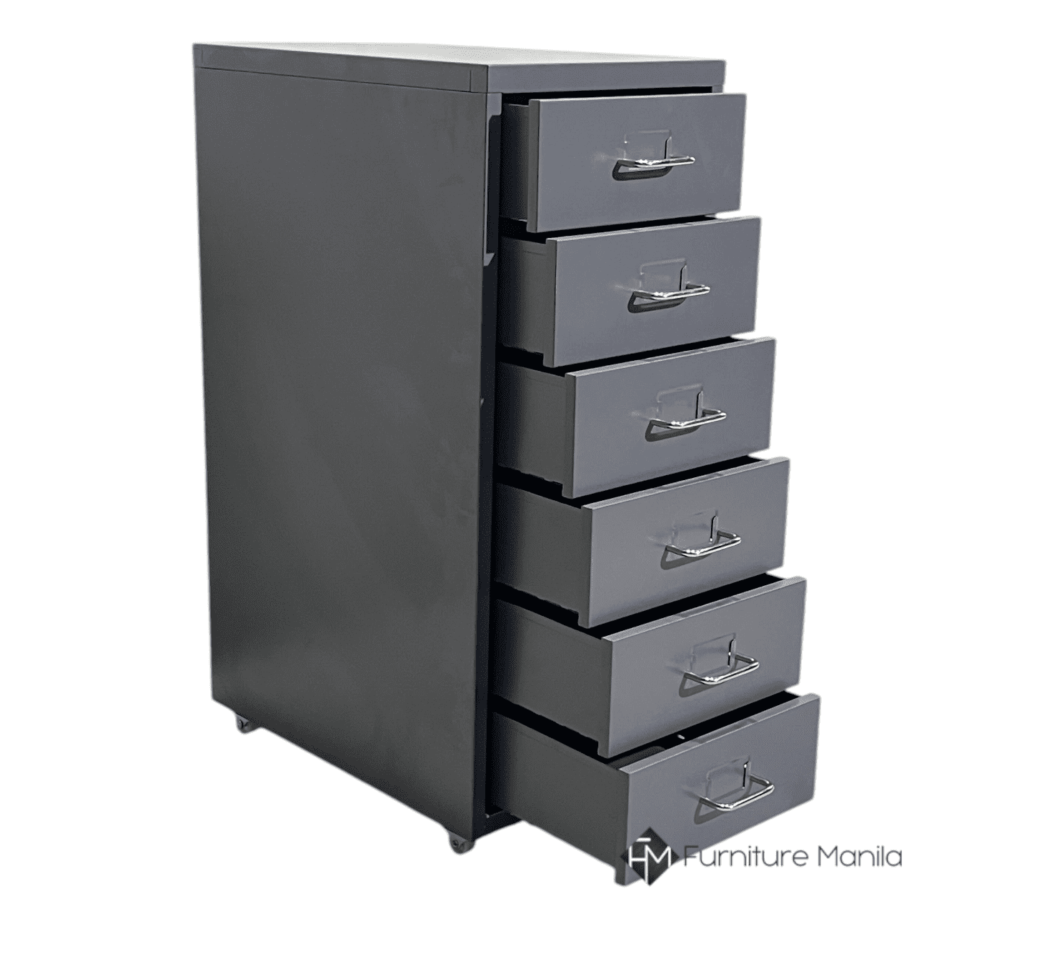 OD6 6-Layer Vertical Metal Drawer Cabinet - Gray - Image 2