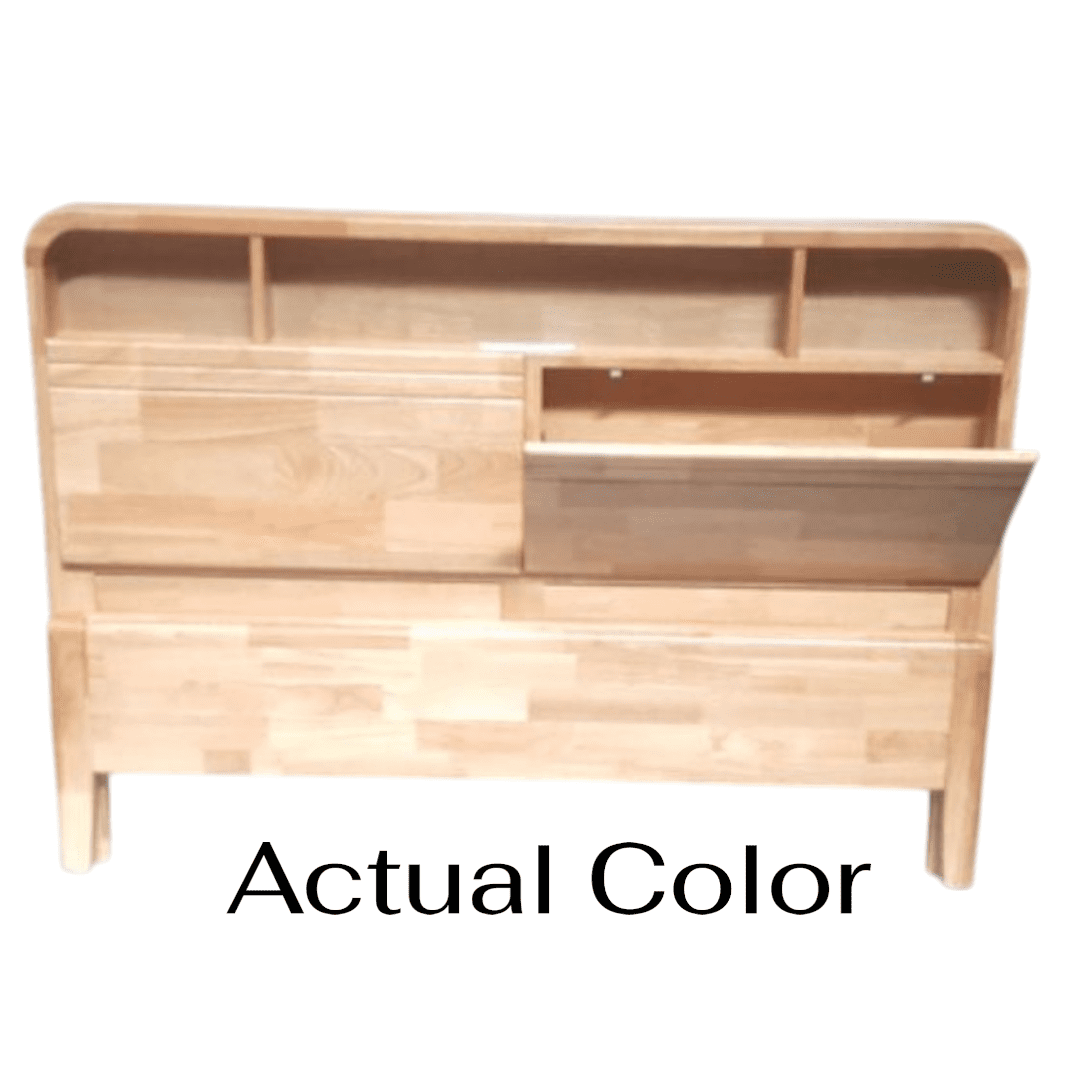 816 Wooden Bed Frame with Storage - Image 3