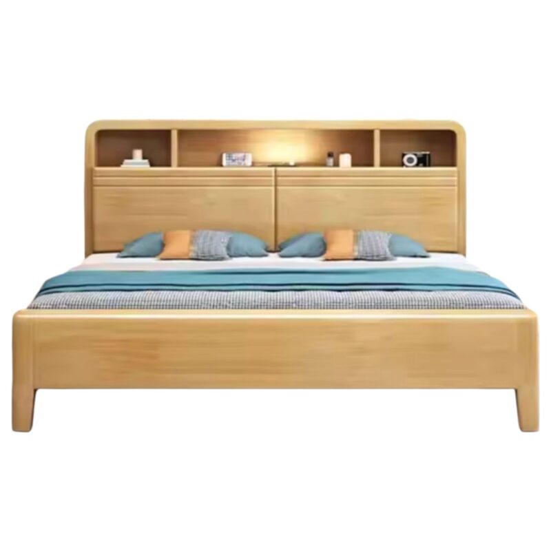 Alternative view of 816 Wooden Bed Frame with Storage