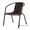 Bora Stackable Rattan-Style Chair