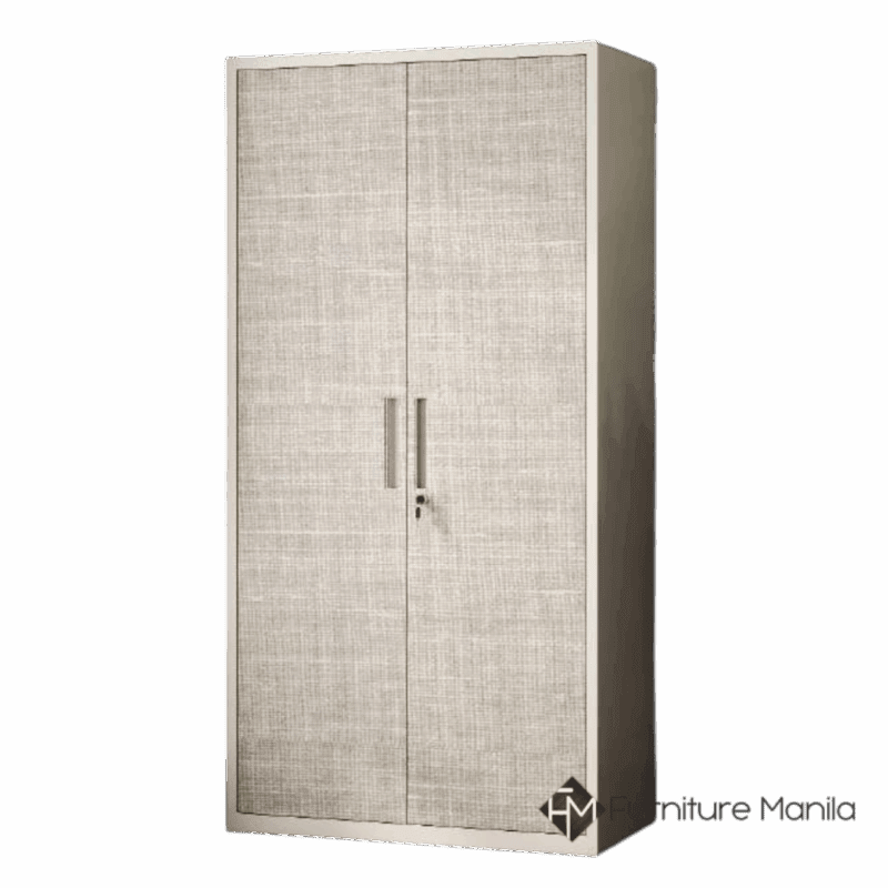 Isla Rattan-Style Metal Wardrobe