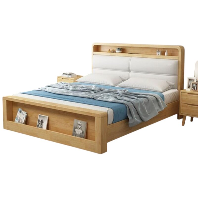 KB10 Wooden Bed Frame with Storage