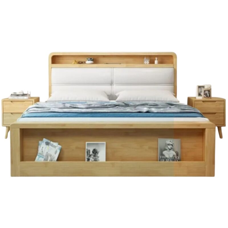 Alternative view of KB10 Wooden Bed Frame with Storage