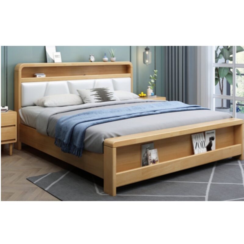 Alternative view of KB3 Wooden Bed Frame with Storage