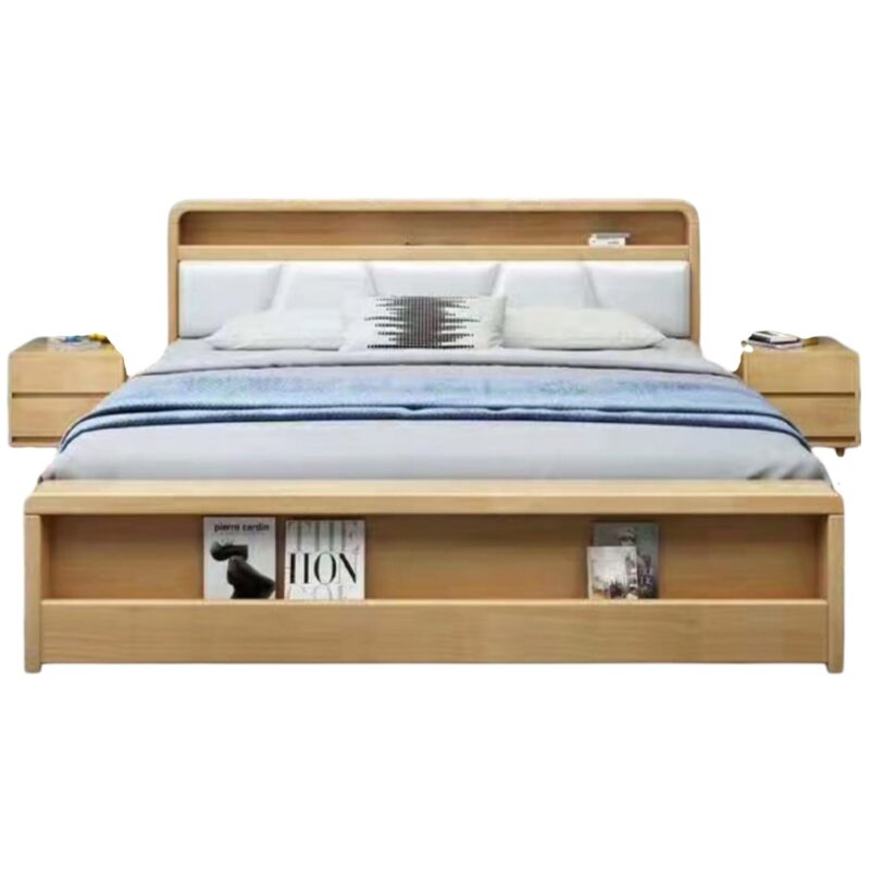 KB3 Wooden Bed Frame with Storage