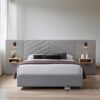 Monroe Panel Bed with Floating Nightstands