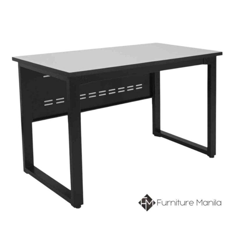 Axis 403 Office Table with Modesty Panel – 120cm (Beech or Gray)