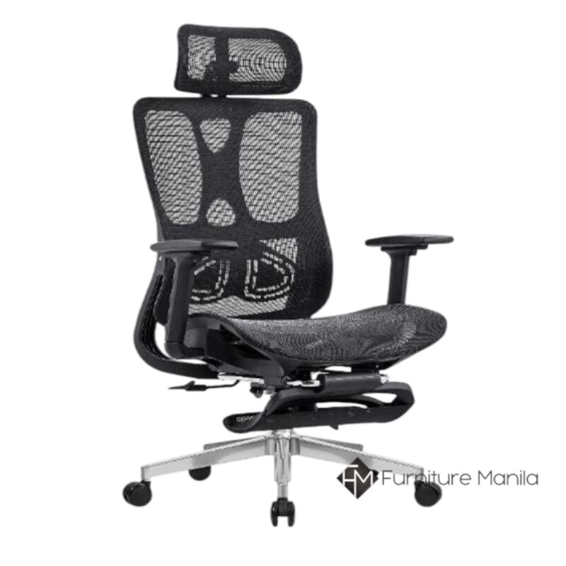 Aeris Mesh Recliner Chair - Black