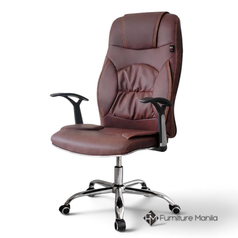 Glenhaven Reclining Executive Leatherette Office Chair