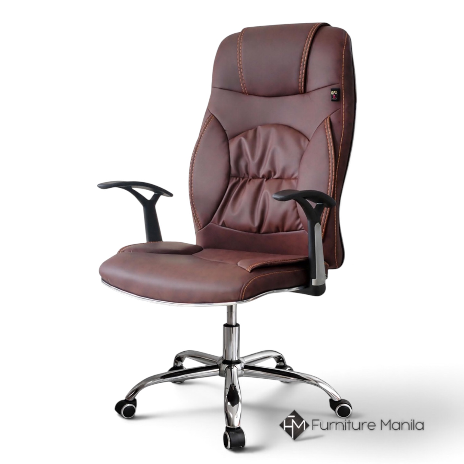 Glenhaven Reclining Executive Leatherette Office Chair