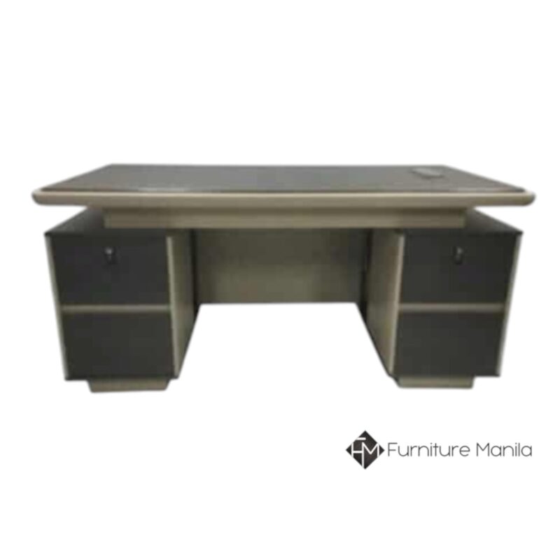 Alternative view of Aurora 1.6 m Executive Desk with Ambient LED