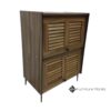 Breezewood 2-Door Shoe Cabinet – Walnut