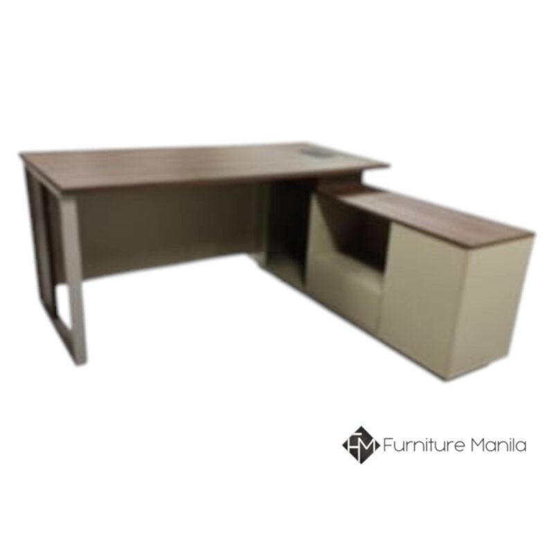 Alternative view of Prestige 1.6m Executive L-Desk with Return Storage