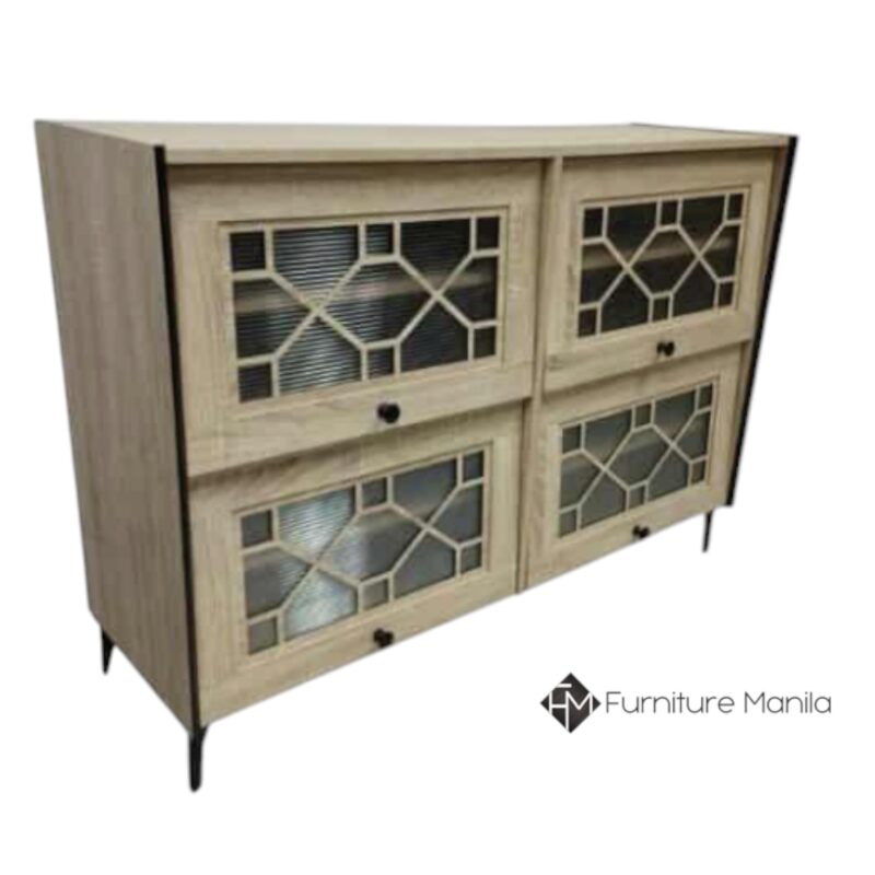 Sonoma Lattice 4-Door Shoe Cabinet