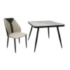 Vero 4-Seater Sintered Stone Dining Set