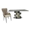 Vortex Marble 6-Seater Dining Set