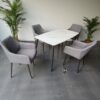 Bristol 4-Seater Sintered Stone Dining Set