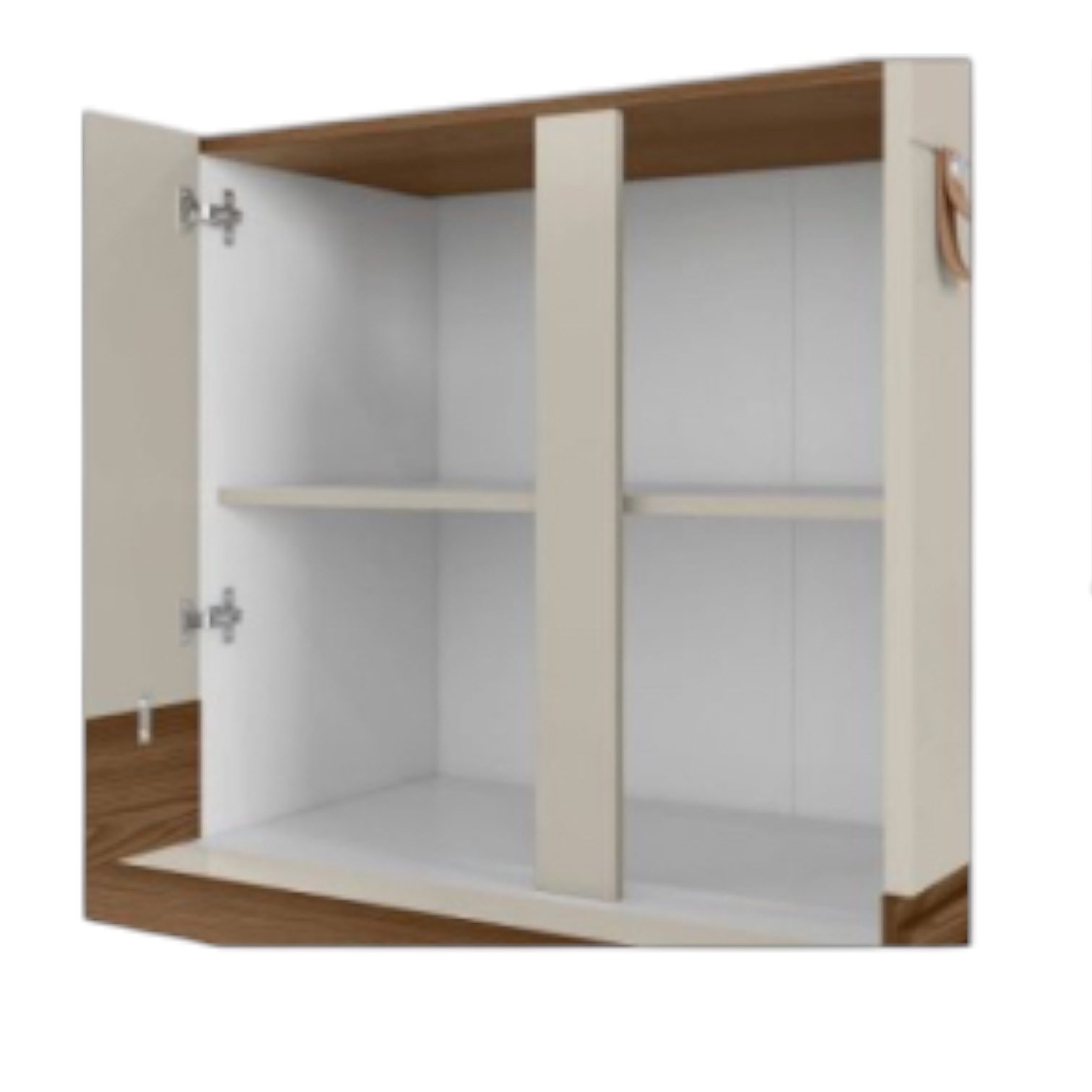 Catania 4-Door Buffet Cabinet (Freijo/Off-White, 160 cm) - Image 3