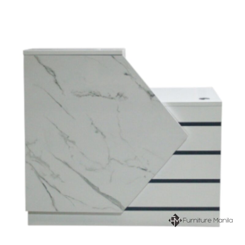Alternative view of Luxe Marble-Front Reception Counter (1.2 m)