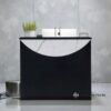Marble Arc Reception Counter (1.2 m, Gloss Black)