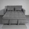 Midnight Lounge 2-Seater Sofabed with Cup Holders - Gray