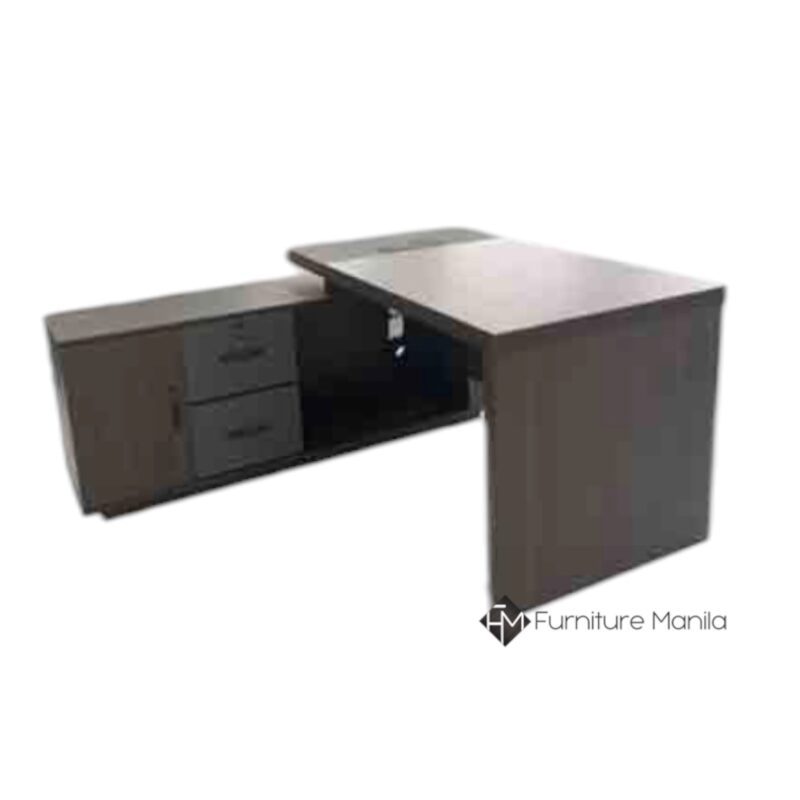 Alternative view of Vantage L-Shaped Executive Desk with Ventilated CPU Cabinet