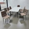 Cambria 8-Seater Sintered Stone Dining Set