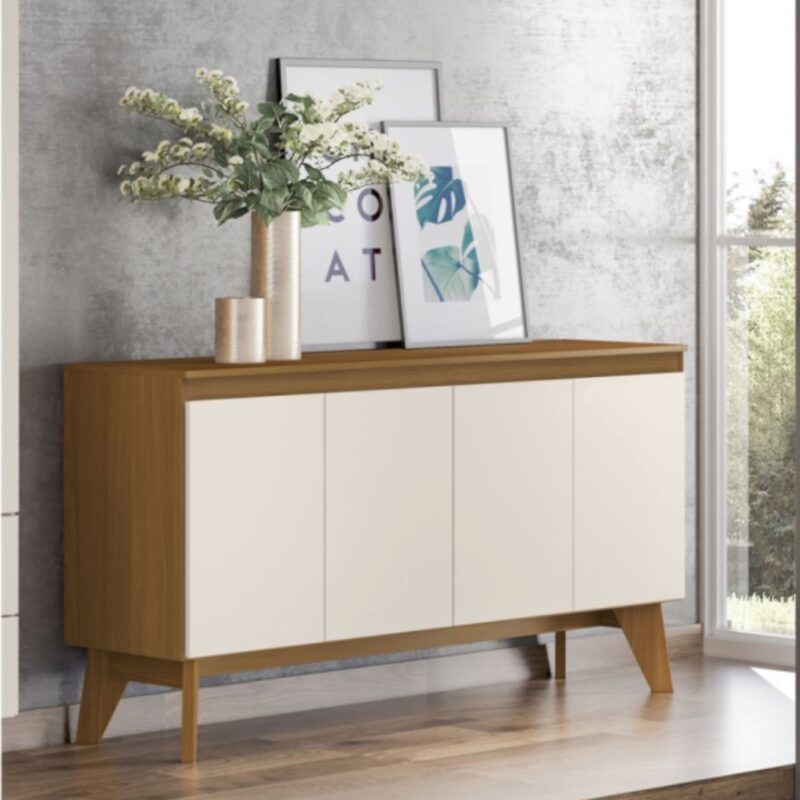 Capri Quartz 4-Door Buffet Cabinet