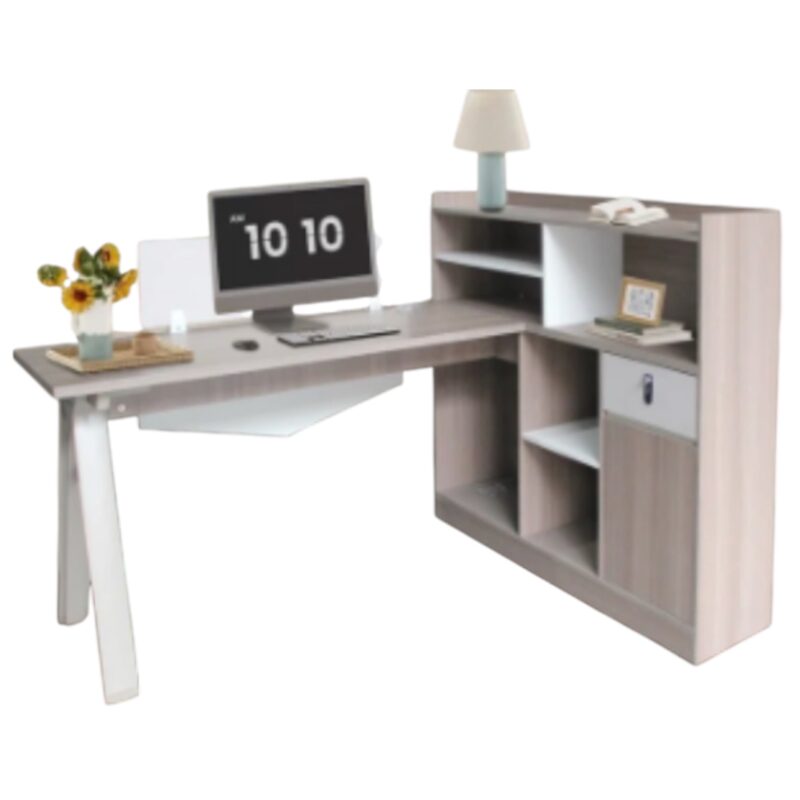 Catalyst Workstation Desk with Hutch & Privacy Panel