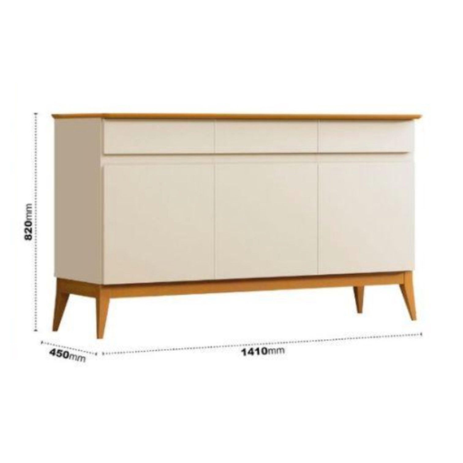 Cedar Crest 1.4M Buffet Cabinet - Image 2