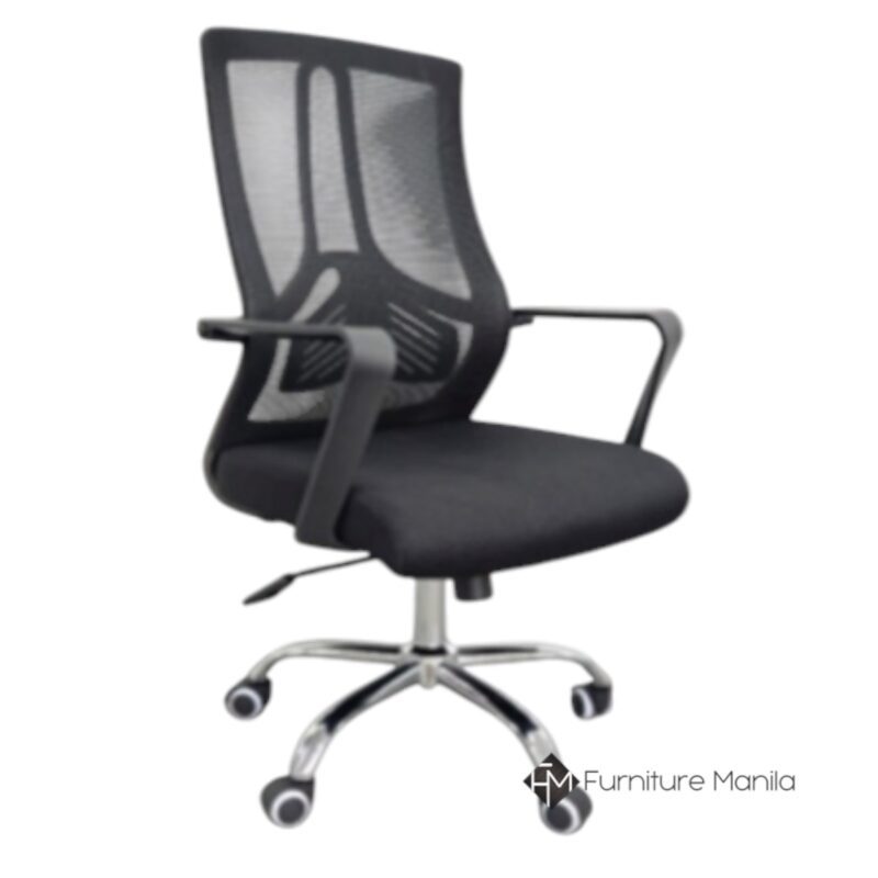 CrestFlow High-Back Mesh Office Chair with Lumbar Support
