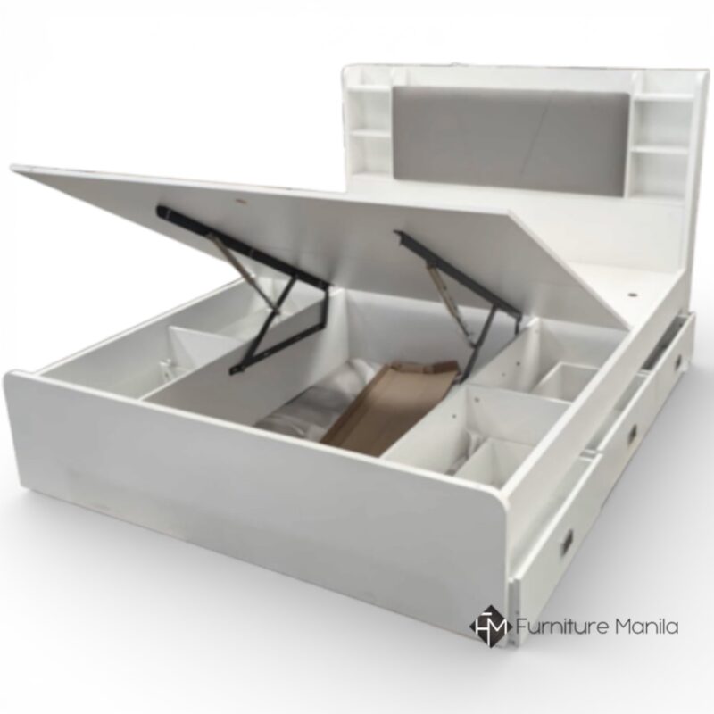 BrightVault Storage Bed with Hydraulic Lift