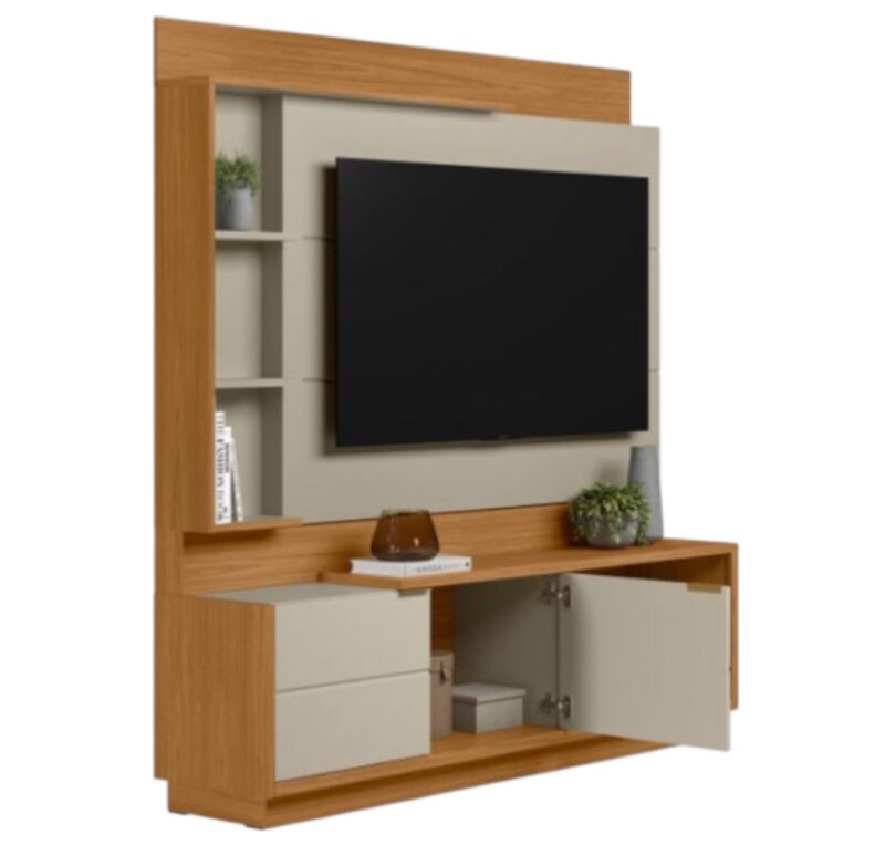 Alternative view of Crestline 180 Home Theater TV Wall Unit with Storage
