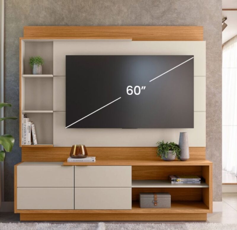 Crestline 180 Home Theater TV Wall Unit with Storage