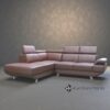 Harrison Modern L-Shape Sectional Sofa with Adjustable Headrests
